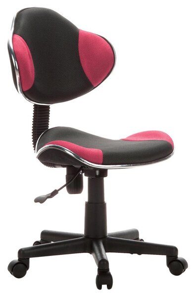 MID.YOU Mladinski Vrtljivi Stol Kiddy Gti 2, Siva, Roza