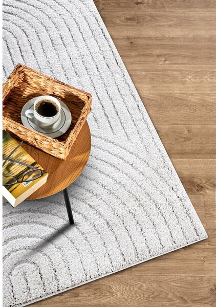 Bela preproga 200x280 cm Panglao New York White – Elle Decoration