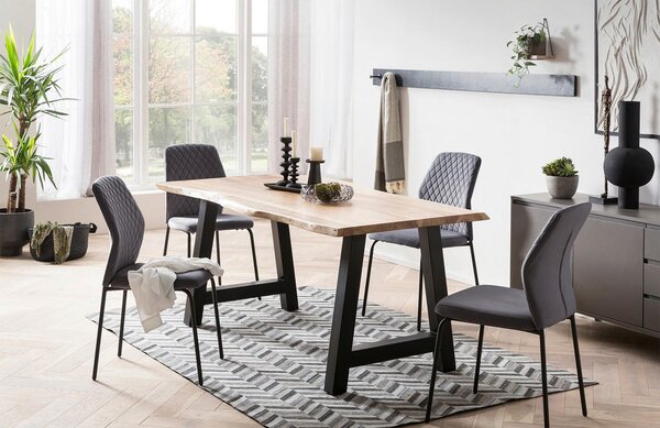 SET STOLOV, tekstil siva
