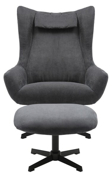 FOTELJ – SET, antracit tekstil