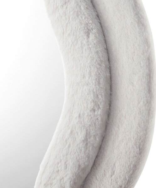STOJEČE OGLEDALO, 70/170/3 cm steklo, leseni material, krzno