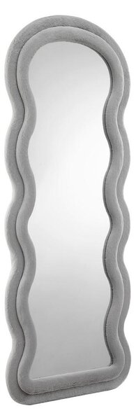 STOJEČE OGLEDALO, 70/170/3 cm steklo, leseni material, krzno