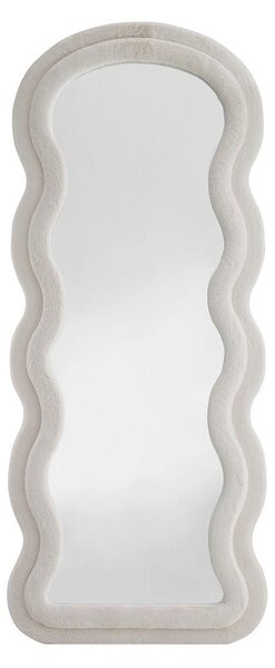 STOJEČE OGLEDALO, 70/170/3 cm steklo, leseni material, krzno
