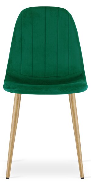 Jedilni stol PADVA VELVET, zelen