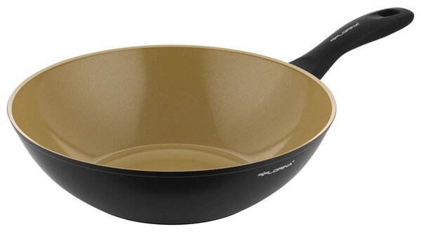 Florina aluminijasta ponev WOK AmVegan MateuszaGesslerja, 28 cm