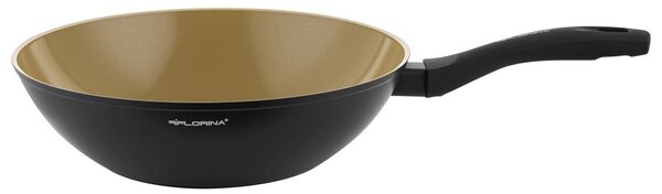 Florina aluminijasta ponev WOK AmVegan MateuszaGesslerja, 28 cm