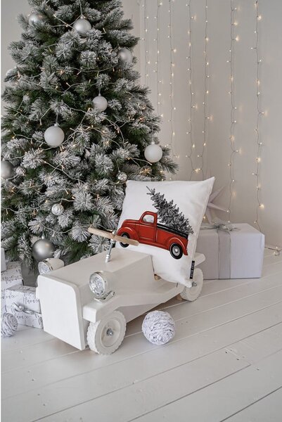 Okrasna blazina z božičnim motivom 45x45 cm Christmas Truck – Butter Kings