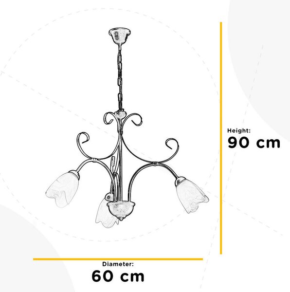 LESTENEC 4623 ODINO 60/60/80 cm E14