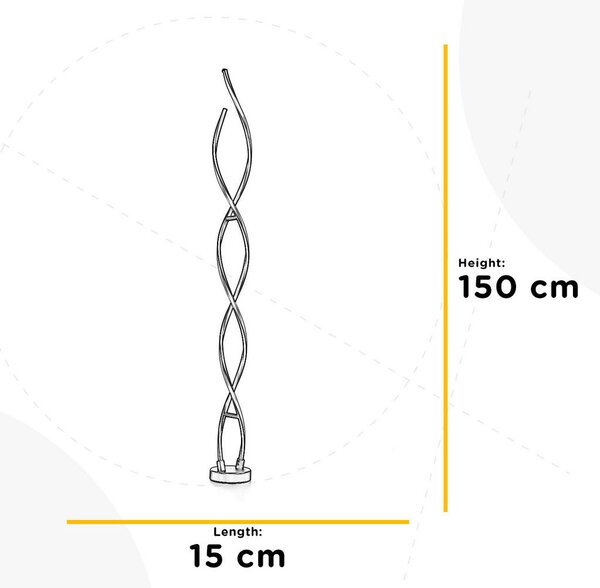 STOJEČA LED-SVETILKA DNA 1200 lm 4000 K