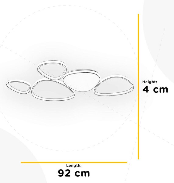 STROPNA LED-SVETILKA Romeo 2400 lm 4000 K