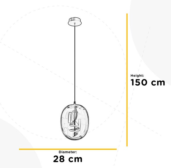 VISEČA LED-SVETILKA LILLY 400 lm 4000 K
