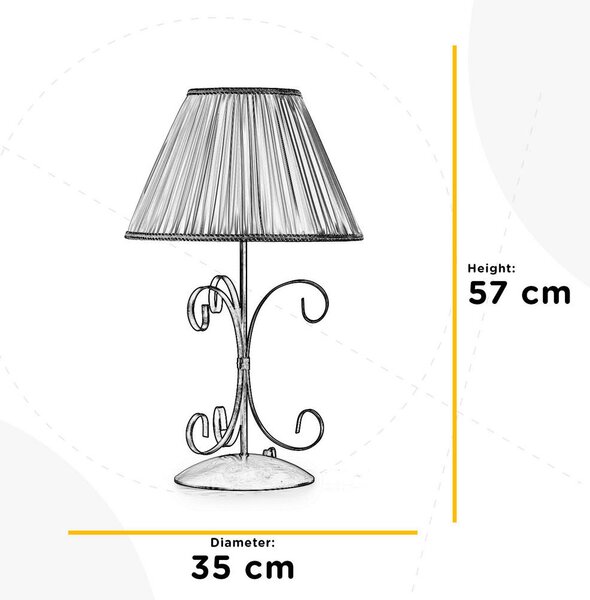 NAMIZNA SVETILKA 4623 ODINO 35/57 cm