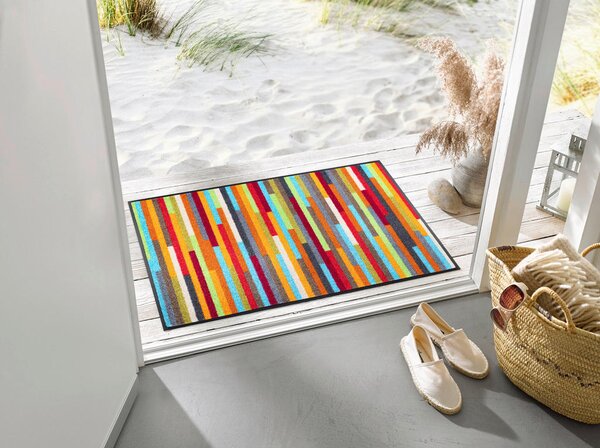 PREDPRAŽNIK Mikado Stripes 60/85 cm potiskano večbarvno