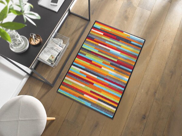 PREDPRAŽNIK Mikado Stripes 60/85 cm potiskano večbarvno