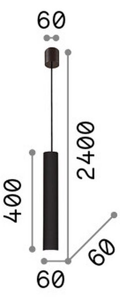 VISEČA SVETILKA 6/56-137 cm