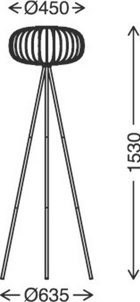 STOJEČA SVETILKA 63,5/153 cm