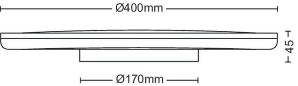 STROPNA LED-SVETILKA Ozziet 2500 lm 2700/4000 K