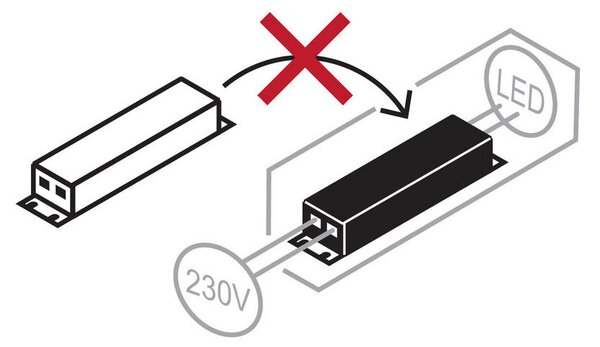 STROPNA LED-SVETILKA Tibey 3000 K 230 V