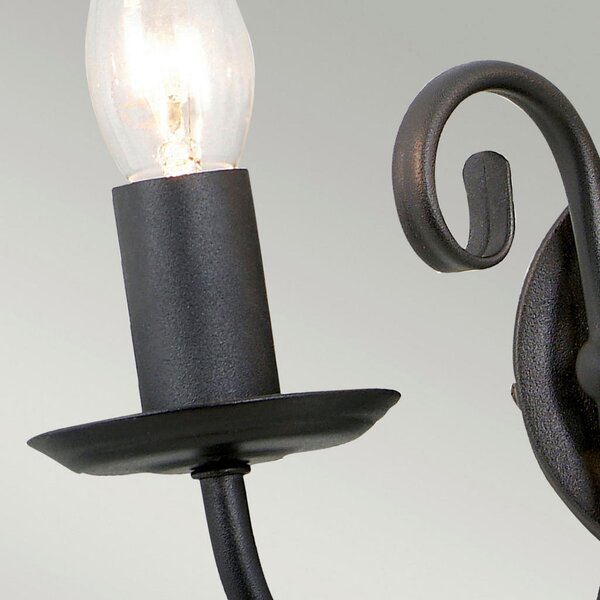 STENSKA SVETILKA Black 220-240 V E14