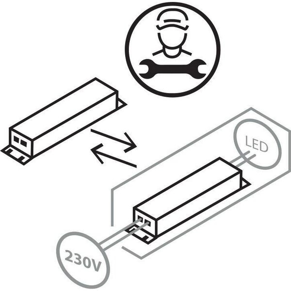 STROPNA LED-SVETILKA 36 W 3850 lm 3500 K 220-240V V