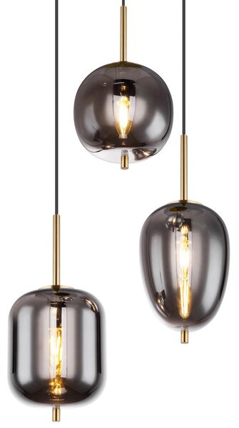 VISEČA SVETILKA Blacky I 46/120 cm E14