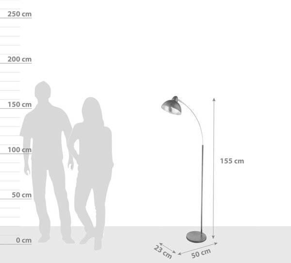 SVETILKA V OBLIKI LOKA Gildo 50/23/155 cm