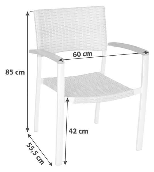 Gardenson Set Vrtnih Stolov Silano