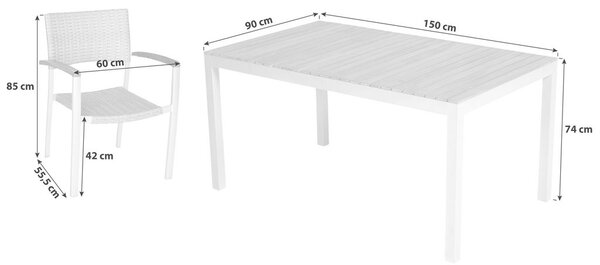 Gardenson Vrtna Garnitura Silano