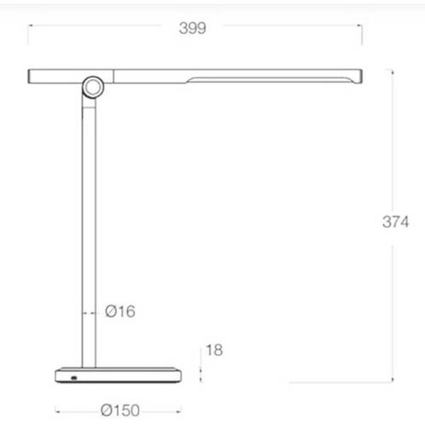 LED-SVETILKA ZA PISALNO MIZO 16,30/45/5 cm