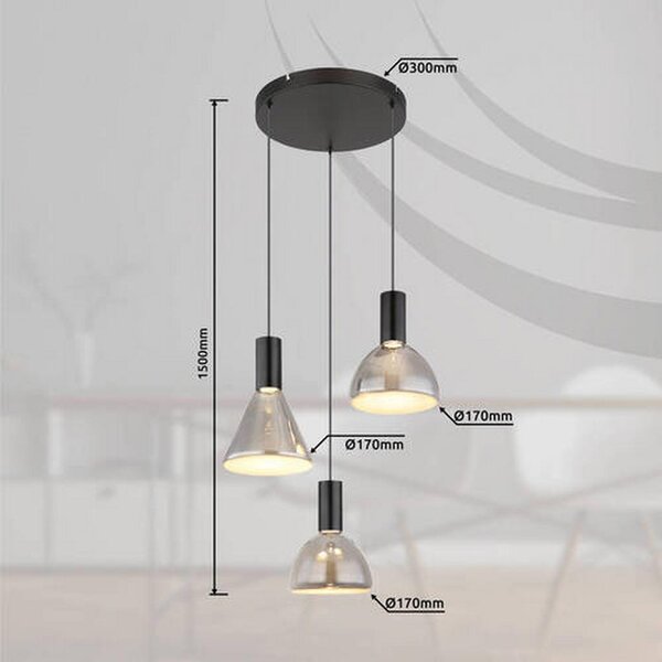 VISEČA LED-SVETILKA 3000 K 230 V