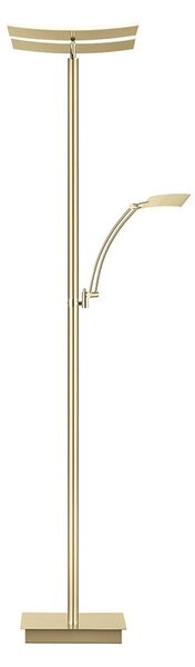 HELL LED-stoječa svetilka Andy, krem, višina 185 cm, kovinska, CCT, 3-žarilna, zatemnjen, Bež, Dnevna soba / jedilnica, Kovina, Sodobni, Svetilka za branje