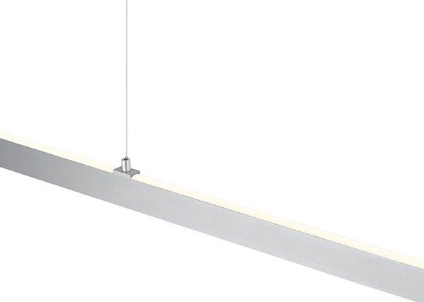 HELL LED-visoka svetilka Karo, aluminij, dolžina 130 cm, kovina, CCT, zatemnjen, Kovinska, Dnevna soba / jedilnica, Kovina, Sodobni