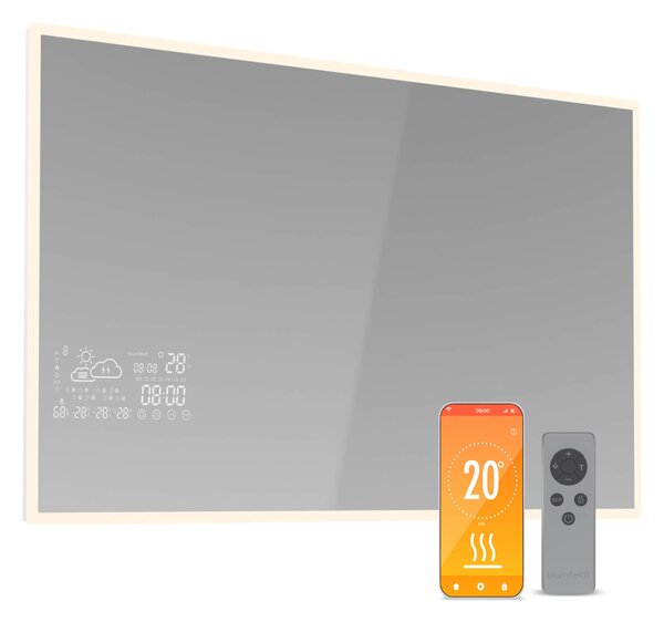 Blumfeldt Infrardeči grelnik, Smart Mirror, Infrardeče sevanje, 500 W, IP44