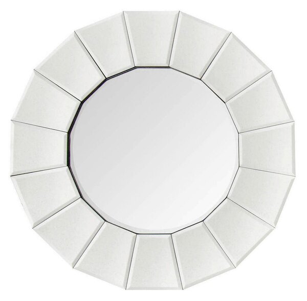 STENSKO OGLEDALO, 60/60/3 cm kovina, steklo