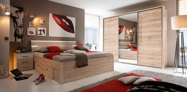 OMARA Z DRSNIMI VRATI, barve hrasta