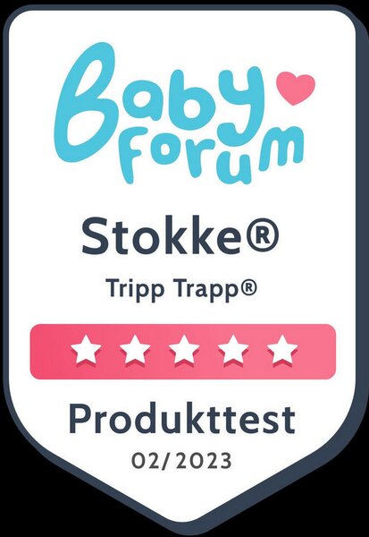 STOLČEK ZA HRANJENJE Tripp Trapp 46/79/49 cm sivobež, sivobela