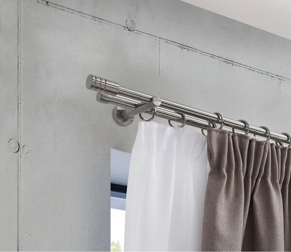 SET KARNISE 240 cm barve nerjavečega jekla
