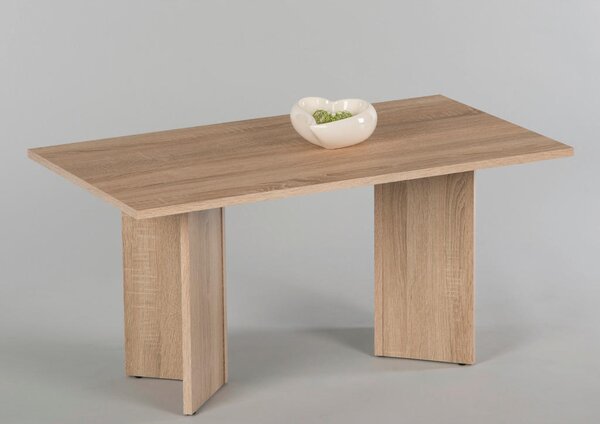 KLUBSKA MIZA, 86/44/58 cm hrast sonoma