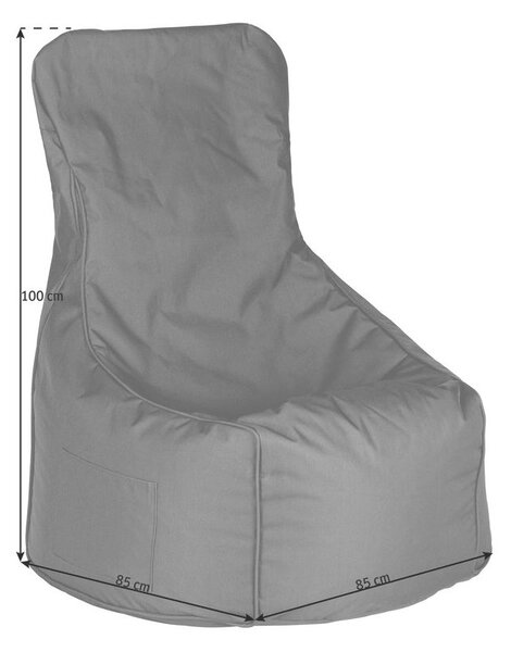 VREČA ZA SEDENJE 85/100/85 cm antracit