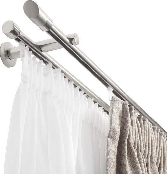SET KARNISE ANCONA 160 cm barve nerjavečega jekla