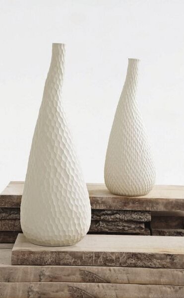 VAZA 1333011, 33,5 CM CARVE NATURE keramika