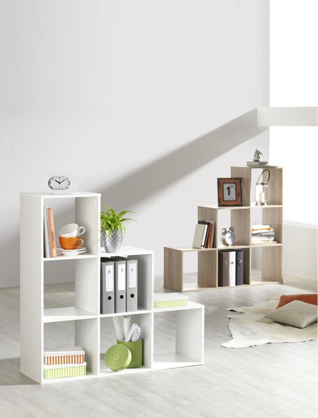 REGALNI ELEMENT 112/114/35 cm bela
