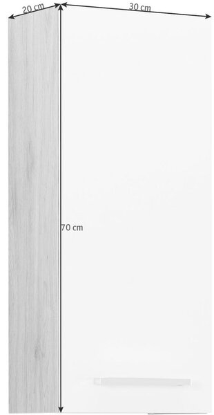 VISEČA OMARA 30/70/20 cm