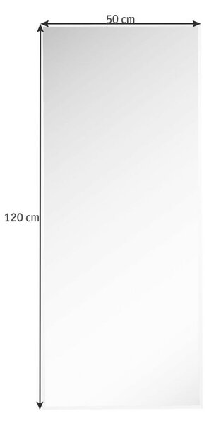 STENSKO OGLEDALO, 50/120/1 cm steklo