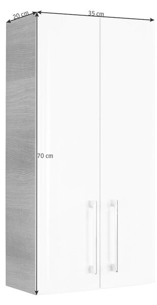 VISEČA OMARA 35/70/20 cm