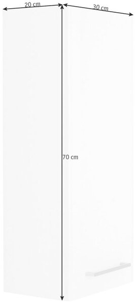 VISEČA OMARA 30/70/20 cm
