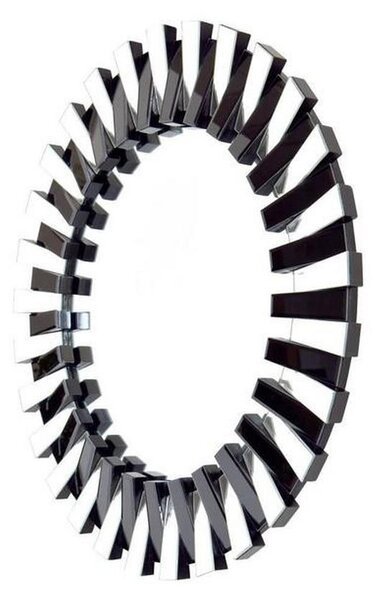 STENSKO OGLEDALO, 80/80/5 cm kovina, steklo