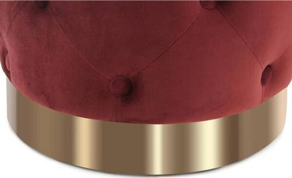 TABURE, tekstil, leseni material zlate barve, bordo