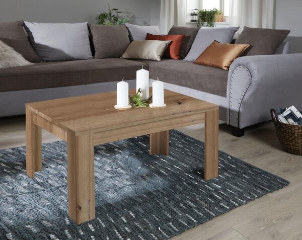 KLUBSKA MIZA, 90/46/50 cm barve hrasta