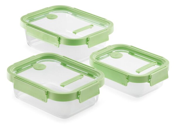Posode za hrano v kompletu 3 ks – Lékué
